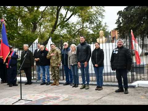 Acto en General Rodríguez por el 176° aniversario del fallecimiento del general San Martín