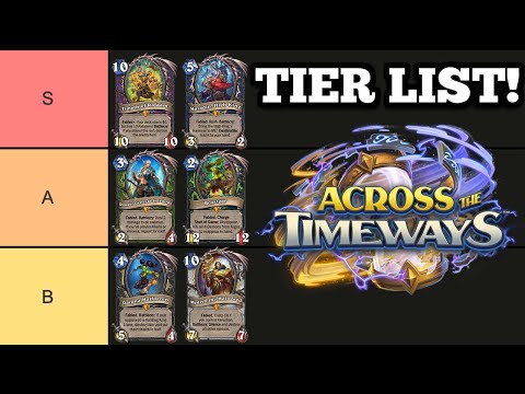 A Hearthstone TIER LIST of EVERY legendary from Across the Timeways!
