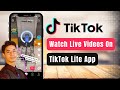 How To Watch Live On TikTok Lite