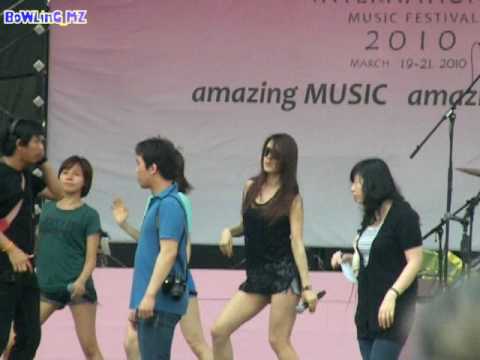 100319 [Fancam] Rehearsal After School - Diva @ Pattaya Music Festival 2010