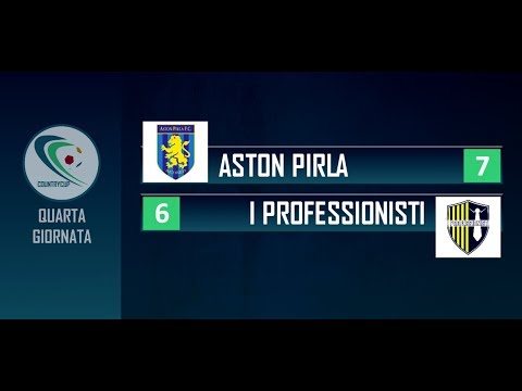 ASTON PIRLA - I PROFESSIONISTI  7 - 6 [Quarta Giornata]