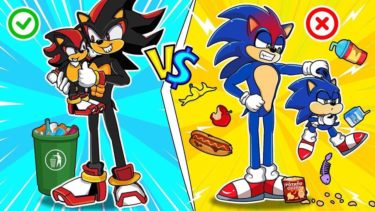Rich Shadow Vs Poor Sonic  Very Sad Story But Happy Ending  Sonic Animation