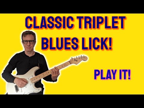 The Compelling BLUES Triplet Lick for Guitar You Need to Know!