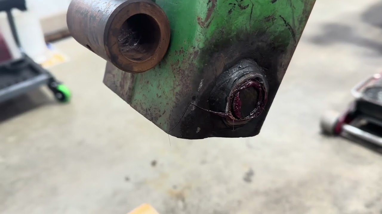 Tractor how to remove a stuck pin