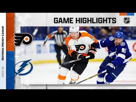 Flyers @ Lightning 10/18/ | NHL Highlights 2022