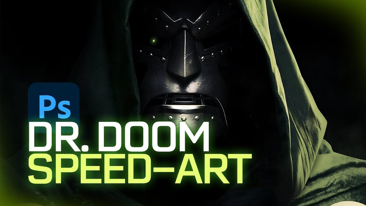 DR. VICTOR VON DOOM! Avengers Doomsday - Photoshop Speed-Art