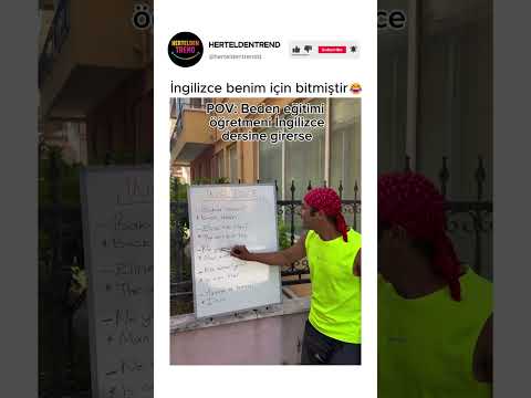 İngilizce benim için bitmiştir😂