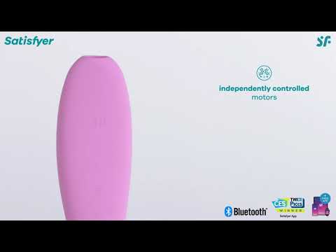 Видео Вакуумно-волновой стимулятор Satisfyer Curvy 3+ розовый