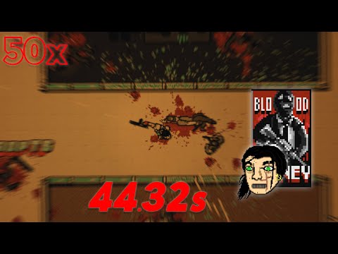 Hotline Miami 2 Blood Money 50x Full Combo in 44.32s (Segmented Speedrun)