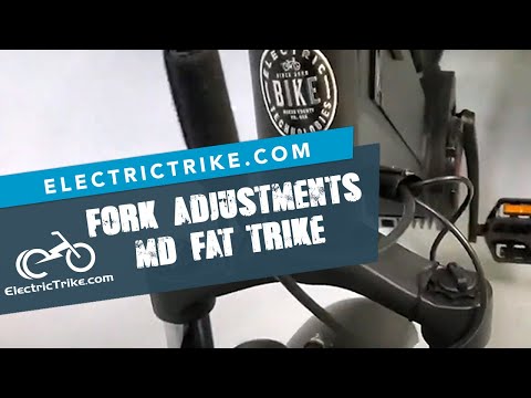 Electric Trike | Fork Adjustment Explained