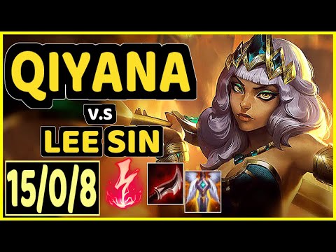 KIREI (QIYANA) vs LEE SIN - 15/0/8 KDA JUNGLE CHALLENGER GAMEPLAY - EUW