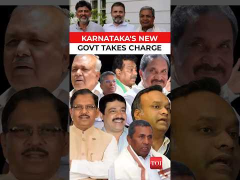 Karnataka: 8 MLAs take oath as ministers in Siddaramaiah cabinet