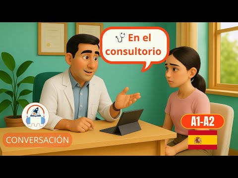 Spanish Listening Practice – At the Doctor’s Office (A1–A2)