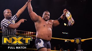 FULL MATCH - Roderick Strong vs Keith Lee – NXT 