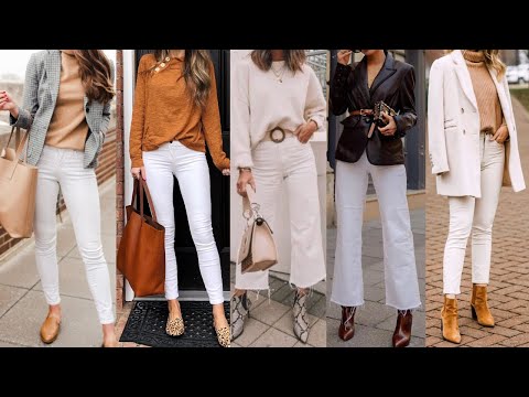 Conjuntos y combinaciones de ROPA con PANTALONES de COLOR BLANCO