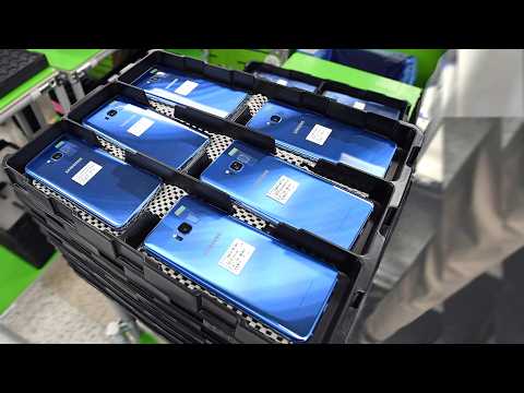 How Smartphones are manufactured Producing Mobile Phone - South Korea - Samsung & Iphone