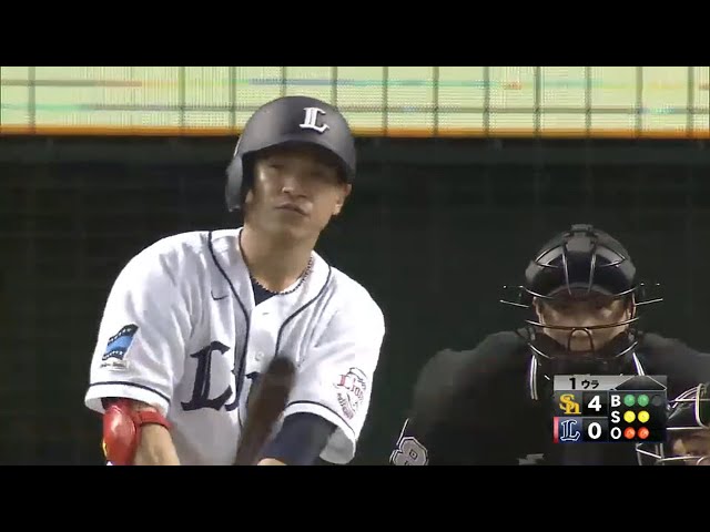 【1回裏】速球を右中間深くへ!! ライオンズ・脇谷「脱力」ホームラン 2015/9/2 L-H