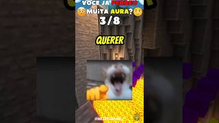VOCÊ JÁ PERDEU MUITA AURA ? 😦💫 #quiz #quiztime