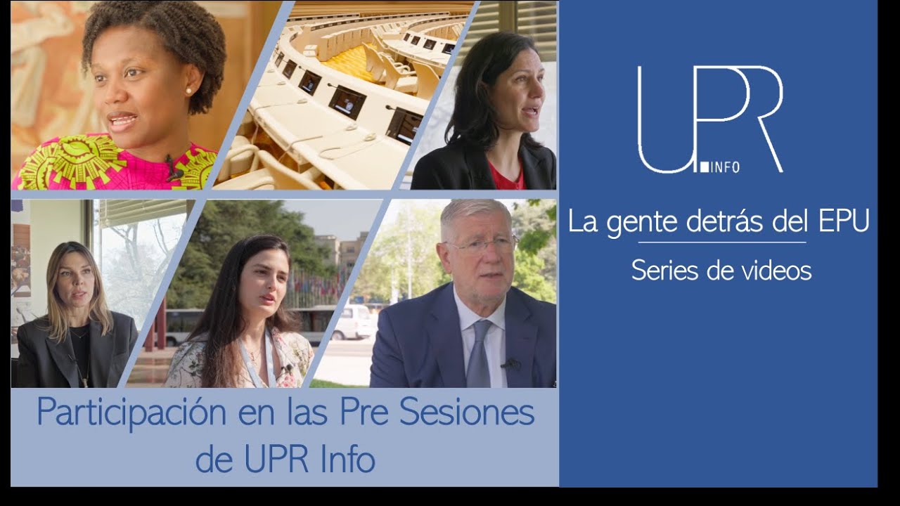 Participación en las Pre-sesiones del UPR Info
