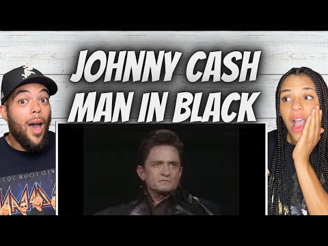 AMAZING!| FIRST TIME HEARING Johnny Cash -  Man In Black REACTION
