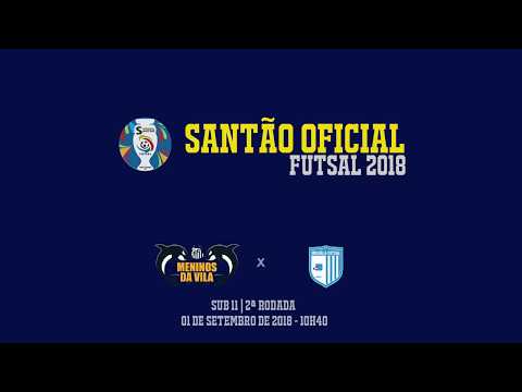 Santão Oficial Futsal 2018   2ª rodada sub 11   AJJR Santos x Brasília Futsal Casa Azul