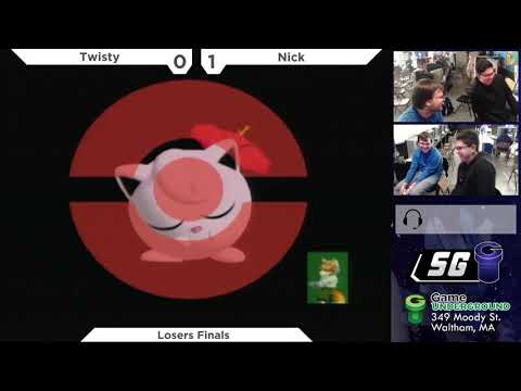 SG 22.7 SSBM - Twisty (Jigglypuff) vs. uboa (Fox, Falcon) - Melee LF