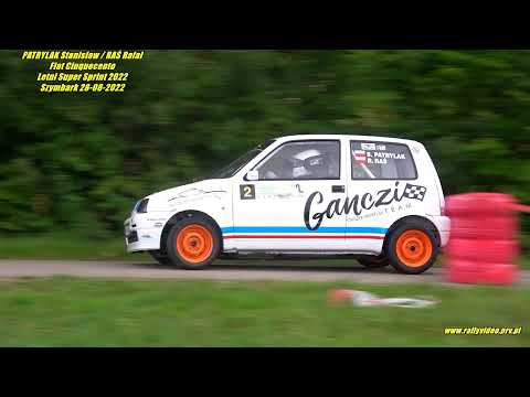 PATRYLAK Stanisław / RAŚ Rafał - Fiat Cinquecento - Letni Super Sprint 2022Szymbark 28-08-2022