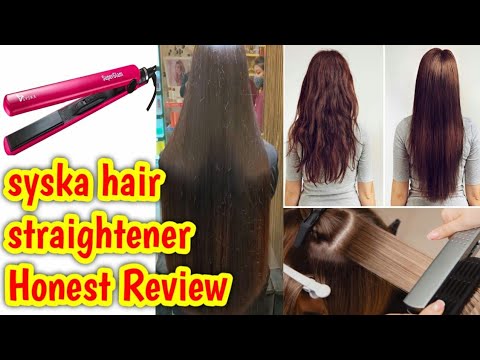 Syska Super Glam Hair Straightener HS6810 Review !Hair...