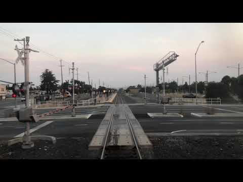 Caltrain cab view - Gilroy to San Francisco 7-18-20