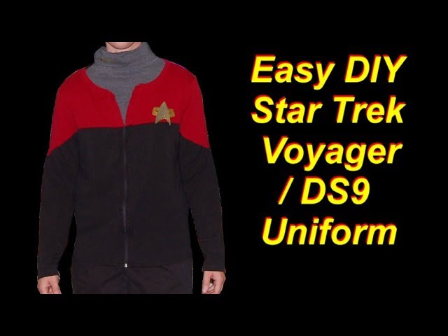 Vídeo relacionado con Smiffys Star Trek, Uniforme Comando Voyager, Granate, Mono, insignia Delta e insignias de rango Halloween, Carnaval