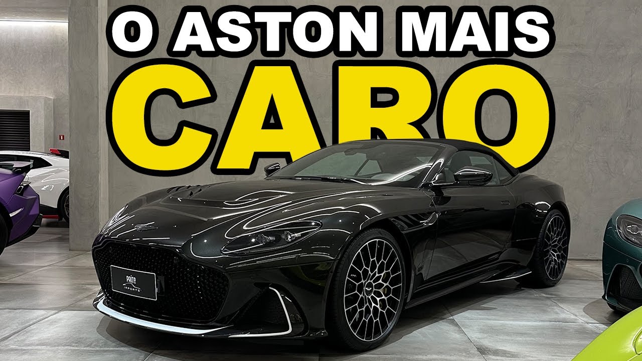 O ASTON MARTIN mais CARO anunciado no BRASIL!
