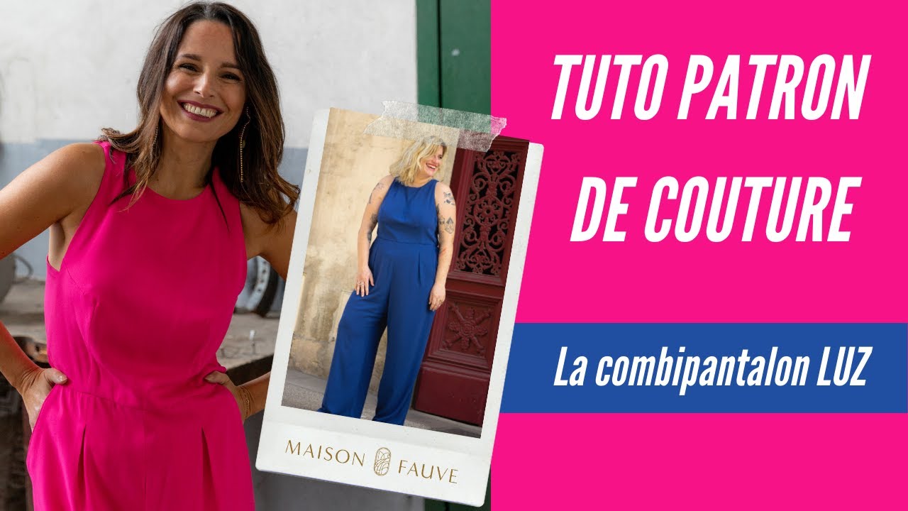 Free sewing pattern add-on for Luz jumpsuit - trousers version (PDF to download)