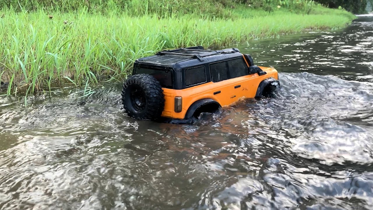 RC auto Trail Crawler, žltá