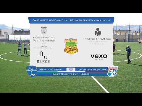 U15 Highlights Franco Selvaggi - Daken Invicta Matera. Risultato finale 3-2