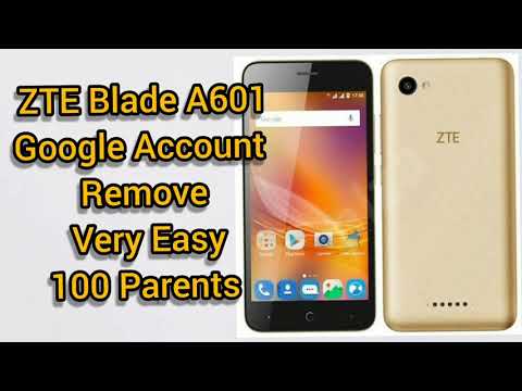 How to ZTE blade a601 Google account remove