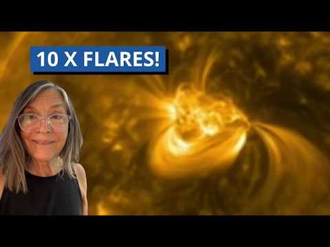 Solar Storm Alert: AR4366 Unleashes 10 X-Flares