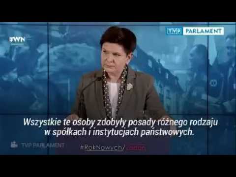 Pani Beata zapytana o listę misiewiczów