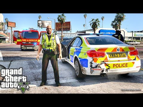 GTA 5 MODS LSPDFR 807 -BRITISH PATROL!!! (GTA 5 REAL LIFE PC MOD)