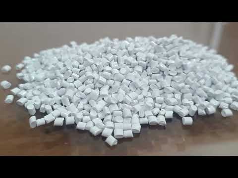 Abs white granules virgin granules