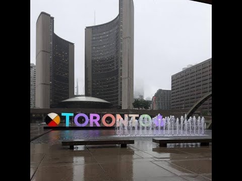 Scenes From Roads In Toronto Ontario Canada July 2020.