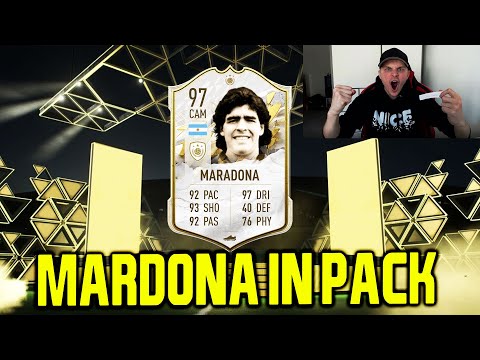 98 MARADONA! Best ICON I packed in my life 🔥 FIFA 22 Ultimate Team Pack Opening Animation Gameplay