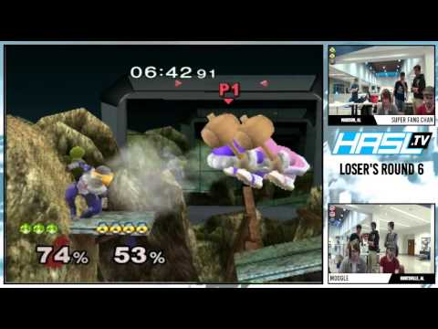 vsHsv1.04 – Super Fang Chan (IC's) vs moogle (Sheik) – Losers Top 8 – Melee