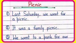 10 lines essay on picnic | Picnic essay 10 lines in English | Essay on picnic | Family picnic essay