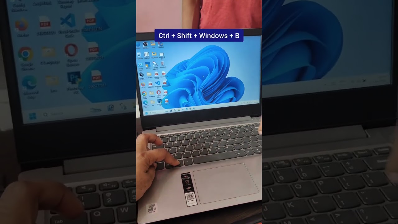 Ctrl + Shift + Windows Key + B in Windows resets the graphic driver.