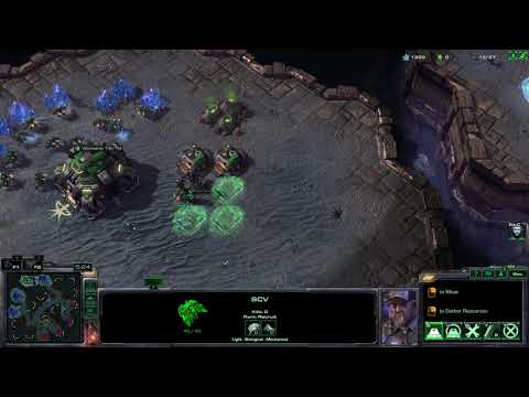 Starcraft 2: How to Build Multiple Buildings Using the Queue Function