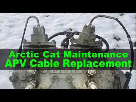 Arctic Cat Power Valve Cleaning and Cable Replacement - APV (Arctic Power Valves)