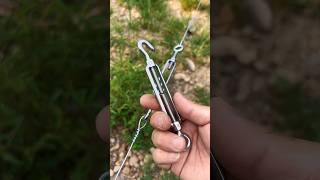Commercial Type Turn Buckle Eye &amp; Hook || stainless steel wire rope turnbuckle #shorts