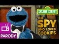 Sesame Street The Spy Who Loved Cookies 007 Parody