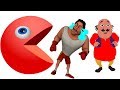 Motu Patlu Learn Colors With Motu Vs Judwa Boxer Punches Pacman Finger Family Song For Kids