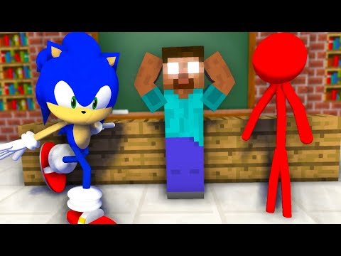 Monster School : Avm Shorts Stickman - Minecraft Animation